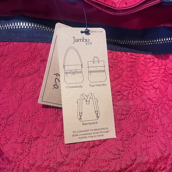 NWT Jambu Red‎ Convertible Bag
